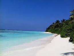 Bikini beach on Thinadhoo